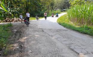 Kondisi Jalan yang Berbatasan dengan Grobogan Rusak, Ini Penjelasan DPU Sragen