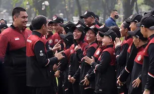 Jokowi Lepas 599 Atlet Indonesia Berlaga di SEA Games XXXII Kamboja