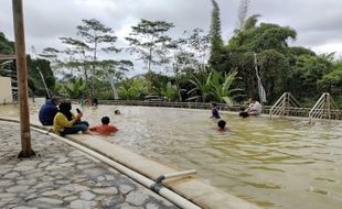 Taman Kalianget Wonosobo, Tergolong Pemandian Air Panas Terbesar di Jateng