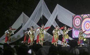 Hari Pertama, Festival Tari Semarak Budaya Indonesia 2023 di Balai Kota Solo