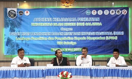 Siap Kembangkan Riset, UIN Salatiga Audiensi dengan BRIN