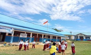 SDN 001 Tulin Onsoi Nunukan Direnovasi BRI, Siswa Tak Takut Kehujanan Lagi