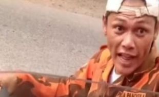 Aksi Memalak Sopir Truk Viral, Pria Berseragam Pemuda Pancasila Diburu Polisi