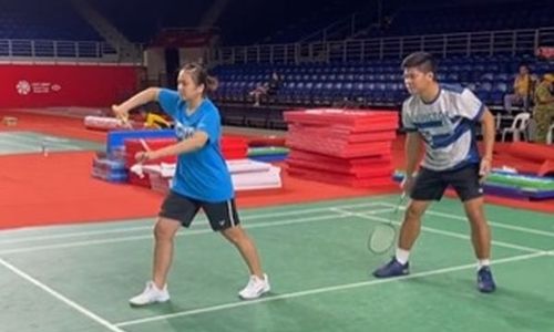 Pemain Indonesia Adaptasi Jelang Malaysia Masters 2023, Axiata Arena Berangin