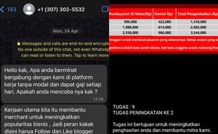 Modus Penipuan Baru: Kerja Online Like Post Medsos, Berujung Transfer Uang