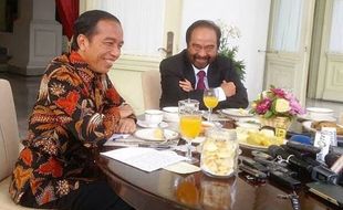 Surya Paloh Bantah Wacana Duet Anies-Cak Imin Arahan Presiden Jokowi