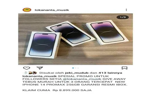 Masih Diretas! Tebus Murah Iphone 14 Promax Lokananta Record Adalah Hoaks