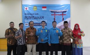 Pemberangkatan Alumni SMK Mutuharjo dalam Program Magang Jepang