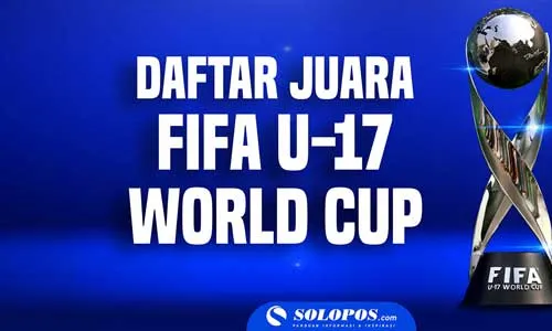 Ini Daftar Juara FIFA U-17 World Cup: Edisi 2023 Digelar di Indonesia