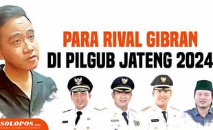 Para Rival Gibran di Pilgub Jateng 2024