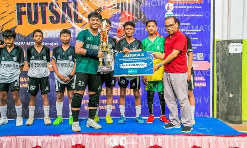 Keseruan Milad SMK Mutuharjo, Gelar Futsal Competition 2023