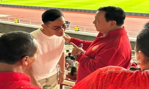 Bertemu Prabowo Nonton Timnas Indonesia Vs Argentina, Adab Gibran Tuai Sorotan