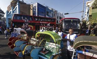 Perayaan HUT ke-13 Car Free Day Solo, Pemkot Luncurkan Becak Wisata