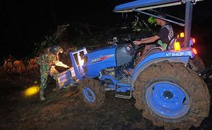 Dipicu Hujan Deras, Tebing Setinggi 10 Meter di Temanggung Longsor