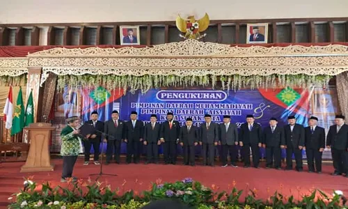 13 Pimpinan Daerah Muhammadiyah Solo Resmi Dikukuhkan, Ini Daftarnya