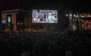 Malam Ini Ada Nobar Indonesia vs Australia di Depan Balai Kota Solo