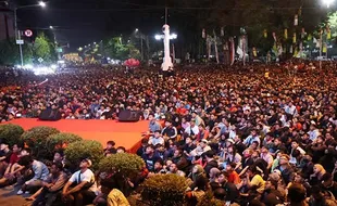 Besok, Jl. Jenderal Sudirman Solo Ditutup Total untuk Nobar Timnas Indonesia