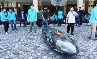 Kendaraan Karya Mahasiswa UNS Ini Bisa Tempuh 481 Km/ Liter