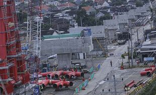 Diperkirakan Rampung Akhir 2023, Progres Proyek Rel Layang Joglo Solo Capai 75%