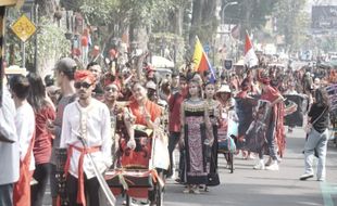 Meriah! Pawai Budaya UKSW Salatiga, Diikuti 800 Mahasiswa