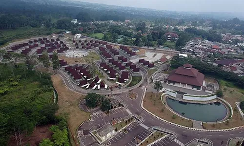 Penampakan Rest Area Gunung Mas untuk Penataan PKL di Jalur Wisata Puncak Bogor