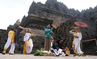 Pentas Tari Bhakti Bumi Usadha Rangkaian Ruwat Rawat Borobudur XXI Magelang