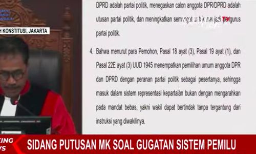 PDIP Hormati Putusan MK Sistem Pemilu, Parpol Lain Sambut Baik