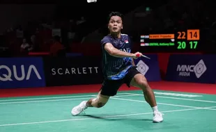 Anthony Ginting Vs Jojo di Perempat Final Indonesia Open 2023