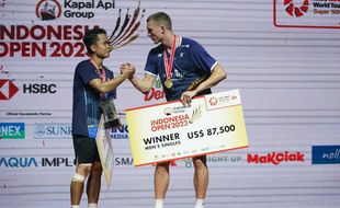 Peringkat Anthony Sinisuka Ginting Setelah Juara II Indonesia Open 2023