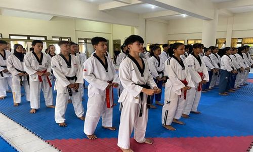 Jelang Porprov Jateng 2023, Atlet Taekwondo Solo Digembleng di Jogja