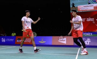 Hasil Final Thailand Open 2023: Bagas/Fikri Gagal Juara, Kalah 2 Gim Langsung