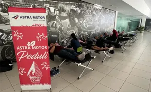 Menunggu Servis Motor Sambil Donor Darah di Astra Motor Center Semarang