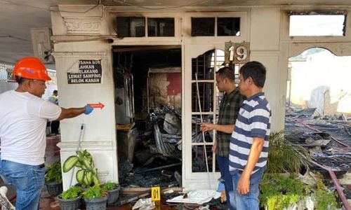 Kebakaran Hebat Hanguskan Tempat Usaha, Renggut Nyawa Ibu dan Dua Anak