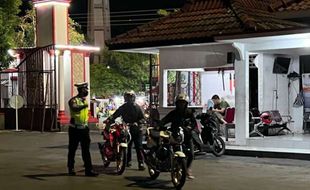 Sisir Alun-alun Wonogiri, Polisi Sita 7 Sepeda Motor Berknalpot Brong