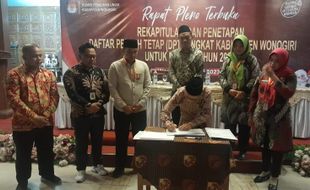 Berkurang, Jumlah Pemilih Pemilu 2024 Wonogiri Ditetapkan 845.364 Orang