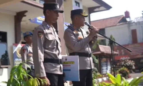 Polres Wonogiri Beri Hadiah Polisi Berprestasi, Ada yang Dapat Umrah Gratis