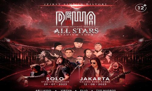 Dewa 19 featuring All Stars Stadium Tour 2023 bakal Sambangi Kota Solo