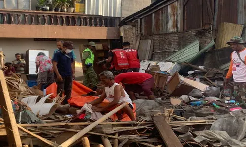 Rumah Pasutri Ambruk, LPMK Jagalan Solo Usul Penggalangan Dana