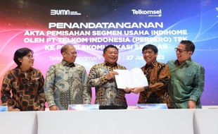 Percepat Digitalisasi, Telkom Resmi Integrasikan IndiHome ke Telkomsel