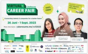 Virtual Career Fair CakeResume Digelar hingga September, Cek Loker yang Dicari!