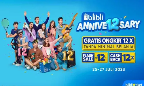 HUT ke-12, Blibli Geber Promo untuk Kebutuhan Rumah Tangga: Cek Lengkapnya!