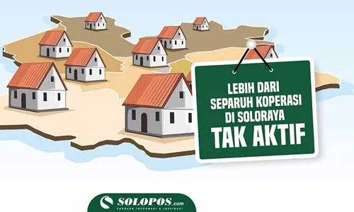 Lebih dari Separuh Koperasi di Soloraya Mati Suri, Jumlahnya Capai Ribuan