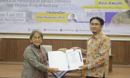 Dekatkan Budaya & Bahasa Indonesia, PBSI UMS Hadirkan Pengajar BIPA Australia