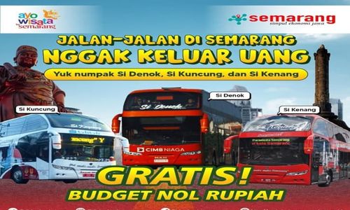 Asyiknya Keliling Kota Semarang dengan Naik Bus Tingkat Ini, Gratis lo