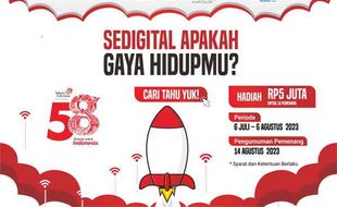 Selamat! Inilah 10 Pemenang Kuis HUT ke-58 Telkom Total Hadiah Senilai Rp5 Juta