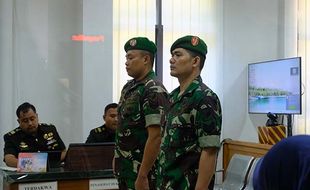 2 Oknum TNI AD Pembawa 20 Kg Sabu Jalani Sidang di Pengadilan Militer Pontianak