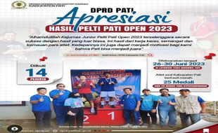 Borong 25 Medali di Kejurnas Tenis Junior, DPRD Pati Apresiasi Semangat Atlet