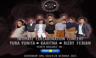 Rizky Febian, Kahitna, & Yura Yunita Konser di Edutorium UMS Solo