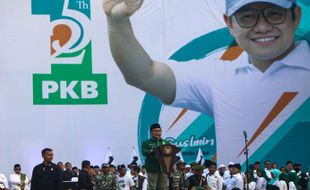 Menggelitik, Cara Gus Imin Sambut Tokoh-Tokoh yang Datang Harlah PKB