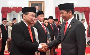 Presiden Jokowi Lantik Ketum Projo Budi Arie Setiadi Jadi Menkominfo